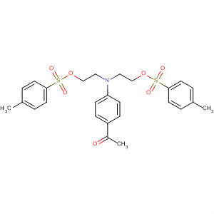 20805-65-6  Ethanone, 1-[4-[bis[2-[[(4-methylphenyl)sulfonyl]oxy]ethyl]amino]phenyl]-