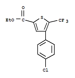 208108-54-7  2-Thiophenecarboxylicacid, 4-(4-chlorophenyl)-5-(trifluoromethyl)-, ethyl ester