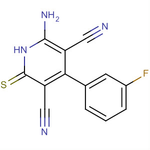 208254-23-3  3,5-Pyridinedicarbonitrile,6-amino-4-(3-fluorophenyl)-1,2-dihydro-2-thioxo-
