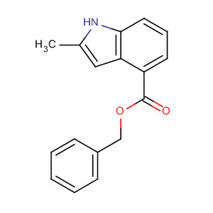 208773-39-1  1H-Indole-4-carboxylic acid, 2-methyl-, phenylmethyl ester