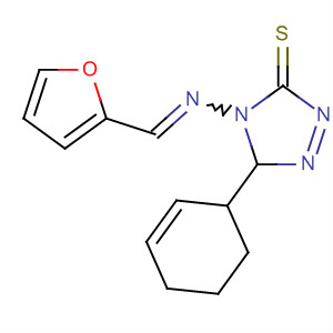 208844-17-1  3H-1,2,4-Triazole-3-thione,4-[(2-furanylmethylene)amino]-2,4-dihydro-5-phenyl-
