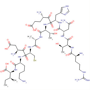 209048-20-4  L-Isoleucine,L-arginyl-L-threonyl-L-asparaginyl-L-a-glutamyl-L-histidyl-L-threonyl-L-alanyl-L-a-aspartyl-L-cysteinyl-L-lysyl-