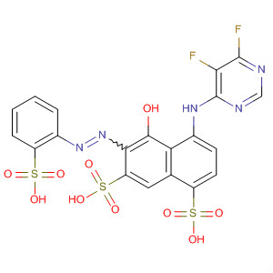 209123-89-7  1,7-Naphthalenedisulfonic acid,4-[(5,6-difluoro-4-pyrimidinyl)amino]-5-hydroxy-6-[(2-sulfophenyl)azo]-