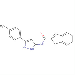 209224-17-9  1H-Indene-2-carboxamide,2,3-dihydro-N-[5-(4-methylphenyl)-1H-pyrazol-3-yl]-