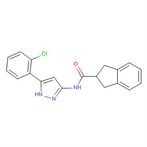 209224-29-3  1H-Indene-2-carboxamide,N-[5-(2-chlorophenyl)-1H-pyrazol-3-yl]-2,3-dihydro-