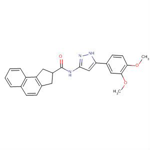 209224-45-3  1H-Benz[e]indene-2-carboxamide,N-[5-(3,4-dimethoxyphenyl)-1H-pyrazol-3-yl]-2,3-dihydro-