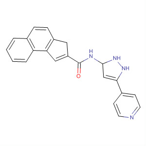 209224-58-8  1H-Benz[e]indene-2-carboxamide,2,3-dihydro-N-[5-(4-pyridinyl)-1H-pyrazol-3-yl]-