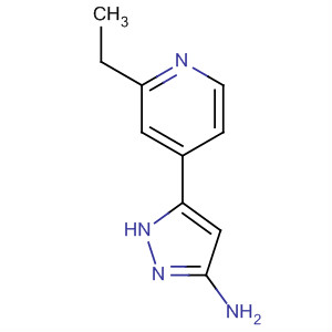 209224-92-0  1H-Pyrazol-3-amine, 5-(2-ethyl-4-pyridinyl)-
