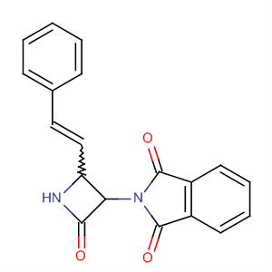 209354-78-9  1H-Isoindole-1,3(2H)-dione, 2-[2-oxo-4-(2-phenylethenyl)-3-azetidinyl]-