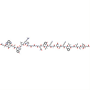 209464-11-9  L-Leucine,L-glutaminyl-L-histidyl-L-tryptophyl-L-seryl-L-tyrosyl-L-prolyl-L-leucyl-L-arginyl-L-prolylglycylglycylglycyl-L-glutaminyl-L-tyrosyl-L-isoleucyl-L-lysyl-L-alanyl-L-asparaginyl-L-seryl-L-lysyl-L-phenylalanyl-L-isoleucylglycyl-L-isoleucyl-L-threon