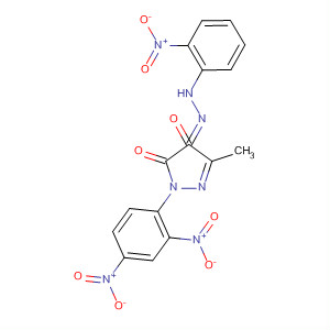 20954-38-5  1H-Pyrazole-4,5-dione, 1-(2,4-dinitrophenyl)-3-methyl-,4-[(2-nitrophenyl)hydrazone]