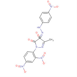20954-40-9  1H-Pyrazole-4,5-dione, 1-(2,4-dinitrophenyl)-3-methyl-,4-[(4-nitrophenyl)hydrazone]