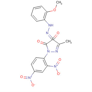 20954-44-3  1H-Pyrazole-4,5-dione, 1-(2,4-dinitrophenyl)-3-methyl-,4-[(2-methoxyphenyl)hydrazone]
