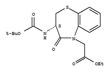 209683-27-2  1,5-Benzothiazepine-5(2H)-aceticacid, 3-[[(1,1-dimethylethoxy)carbonyl]amino]-3,4-dihydro-4-oxo-, ethyl ester,(3S)-