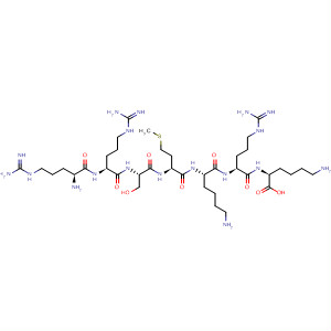 209725-68-8  L-Lysine, L-arginyl-L-arginyl-L-seryl-L-methionyl-L-lysyl-L-arginyl-