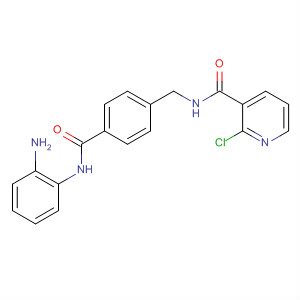 209783-37-9  3-Pyridinecarboxamide,N-[[4-[[(2-aminophenyl)amino]carbonyl]phenyl]methyl]-2-chloro-