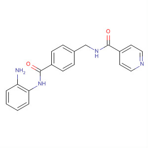 209783-41-5  4-Pyridinecarboxamide,N-[[4-[[(2-aminophenyl)amino]carbonyl]phenyl]methyl]-