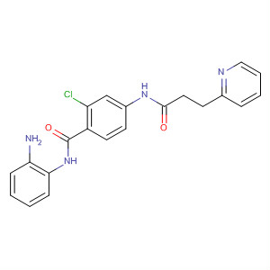 209784-45-2  3-Pyridinepropanamide,N-[4-[[(2-aminophenyl)amino]carbonyl]-3-chlorophenyl]-