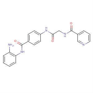 209784-59-8  3-Pyridinecarboxamide,N-[2-[[4-[[(2-aminophenyl)amino]carbonyl]phenyl]amino]-2-oxoethyl]-