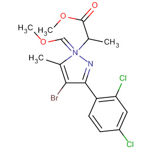 209801-77-4  1H-Pyrazole-1-propanoic acid,4-bromo-3-(2,4-dichlorophenyl)-a-(methoxymethylene)-5-methyl-,methyl ester