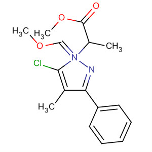 209801-89-8  1H-Pyrazole-1-propanoic acid,5-chloro-a-(methoxymethylene)-4-methyl-3-phenyl-, methyl ester