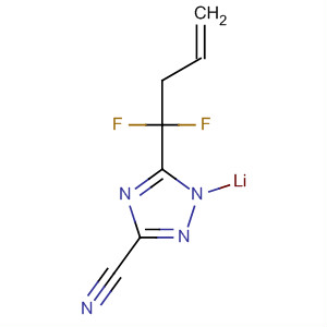 210289-52-4  1H-1,2,4-Triazole-3-carbonitrile, 5-(1,1-difluoro-3-butenyl)-, lithium salt