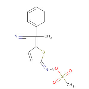 210432-74-9  Benzeneacetonitrile,2-methyl-a-[5-[[(methylsulfonyl)oxy]imino]-2(5H)-thienylidene]-