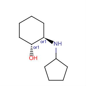210685-34-0  Cyclohexanol, 2-(cyclopentylamino)-, (1R,2R)-rel-