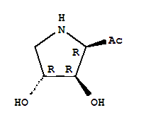 213314-70-6  Ethanone,1-[(2R,3R,4R)-3,4-dihydroxy-2-pyrrolidinyl]-