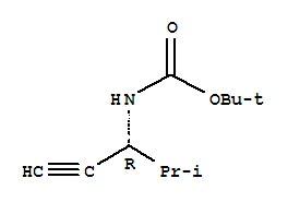 213315-70-9  Carbamic acid,N-[(1R)-1-(1-methylethyl)-2-propyn-1-yl]-, 1,1-dimethylethyl ester
