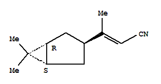 213529-80-7  2-Butenenitrile, 3-[(1a,3a,5a)-6,6-dimethylbicyclo[3.1.0]hex-3-yl]-
