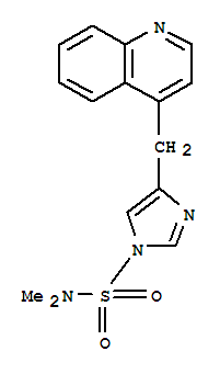 214700-55-7  1H-Imidazole-1-sulfonamide,N,N-dimethyl-4-(4-quinolinylmethyl)-