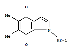 215307-38-3  1H-Indole-4,7-dione,5,6-dimethyl-1-(1-methylethyl)-