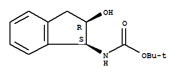 218151-53-2  Carbamic acid,N-[(1S,2R)-2,3-dihydro-2-hydroxy-1H-inden-1-yl]-, 1,1-dimethylethyl ester