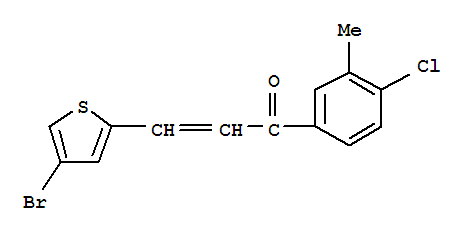 219619-24-6  2-Propen-1-one,3-(4-bromo-2-thienyl)-1-(4-chloro-3-methylphenyl)- 219619-24-6  2-Propen-1-one,3-(4-bromo-2-thienyl)-1-(4-chloro-3-methylphenyl)-