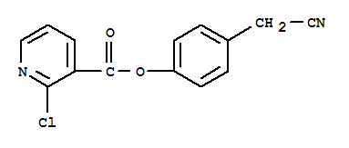 219930-05-9  3-Pyridinecarboxylicacid, 2-chloro-, 4-(cyanomethyl)phenyl ester
