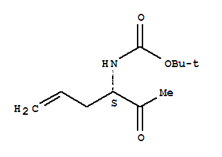 219990-12-2  Carbamic acid,N-[(1S)-1-acetyl-3-buten-1-yl]-, 1,1-dimethylethyl ester