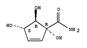 220832-69-9  2-Cyclopentene-1-carboxamide,1,4,5-trihydroxy-, (1R,4S,5R)-