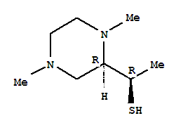 221056-40-2  2-Piperazinemethanethiol,a,1,4-trimethyl-, (aR,2R)-rel- 221056-40-2  2-Piperazinemethanethiol,a,1,4-trimethyl-, (aR,2R)-rel-