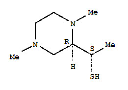 221056-46-8  2-Piperazinemethanethiol,a,1,4-trimethyl-, (aR,2S)-rel- 221056-46-8  2-Piperazinemethanethiol,a,1,4-trimethyl-, (aR,2S)-rel-