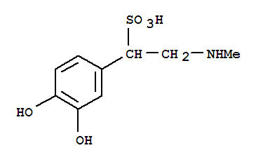 26405-77-6  Benzenemethanesulfonicacid, 3,4-dihydroxy-a-[(methylamino)methyl]-