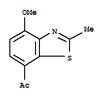 26749-57-5  Ethanone,1-(4-methoxy-2-methyl-7-benzothiazolyl)-