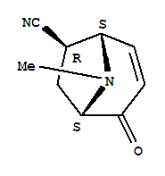 28699-30-1  8-Azabicyclo[3.2.1]oct-3-ene-6-carbonitrile,8-methyl-2-oxo-, (1R,5R,6S)-rel-