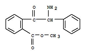 29046-06-8  Benzoic acid,2-(2-amino-2-phenylacetyl)-, methyl ester