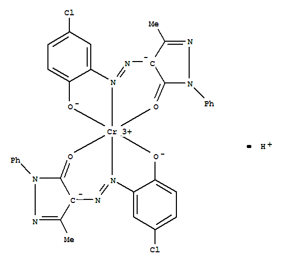 29615-31-4  Chromate(1-),bis[4-[(5-chloro-2-hydroxyphenyl)azo]-2,4-dihydro-5-methyl-2-phenyl-3H-pyrazol-3-onato(2-)]-,hydrogen (9CI)