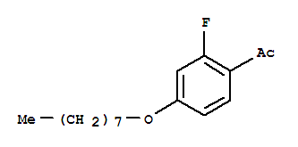 203066-98-2  Ethanone,1-[2-fluoro-4-(octyloxy)phenyl]-
