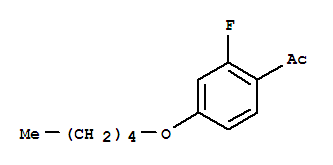 203066-99-3  Ethanone,1-[2-fluoro-4-(pentyloxy)phenyl]-