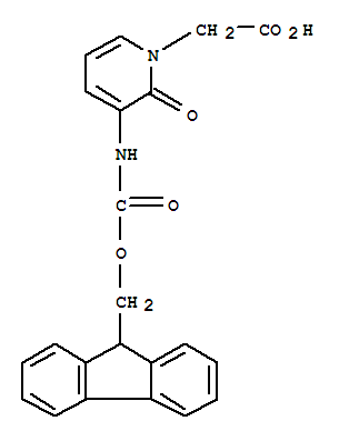 204322-11-2  1(2H)-Pyridineaceticacid, 3-[[(9H-fluoren-9-ylmethoxy)carbonyl]amino]-2-oxo-