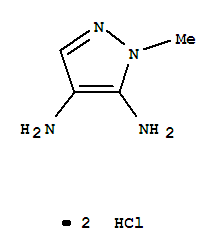 21616-59-1  1H-Pyrazole-4,5-diamine,1-methyl-, hydrochloride (1:2)