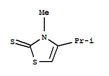 21857-28-3  2(3H)-Thiazolethione,3-methyl-4-(1-methylethyl)-